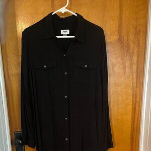 Old Navy Midi Shirt Dress